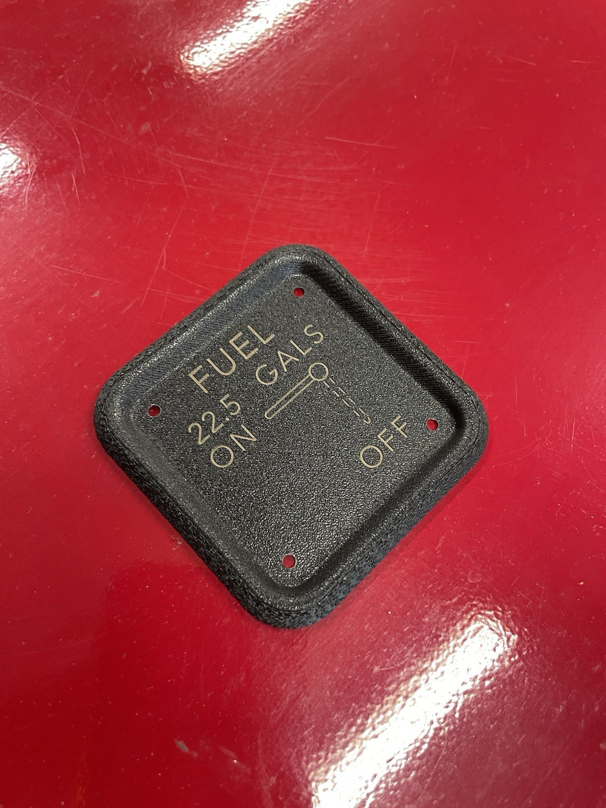 Cessna 150 152 style 22.5 gal FUEL SELECTOR PLATE,PN:SVK0410218-1,SVK0410218-10