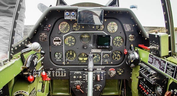 ✈️ P-51 C Mustang Full Scale Instrument Panel