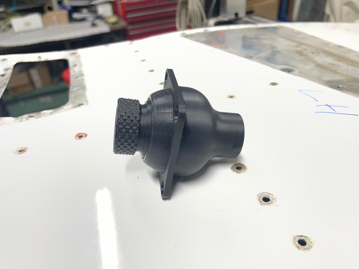 1 INCH AVIATION STYLE EYEBALL AIRVENT FOR EXPERIMENTAL, HOMEBUILT, MARINE,CUSTOM