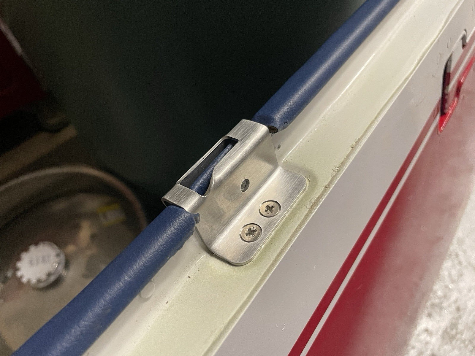 Cessna style LH WINDOW STRIKER PLATE, PN: SVK1217065-7 , SVK1217065-9