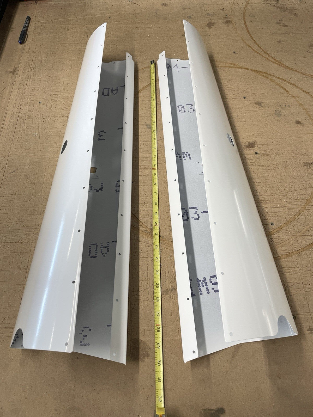 ✈️ Cessna 182 style Main Gear Leg Fairings SET ; PN: SVK0741624 , SVK0741639-16