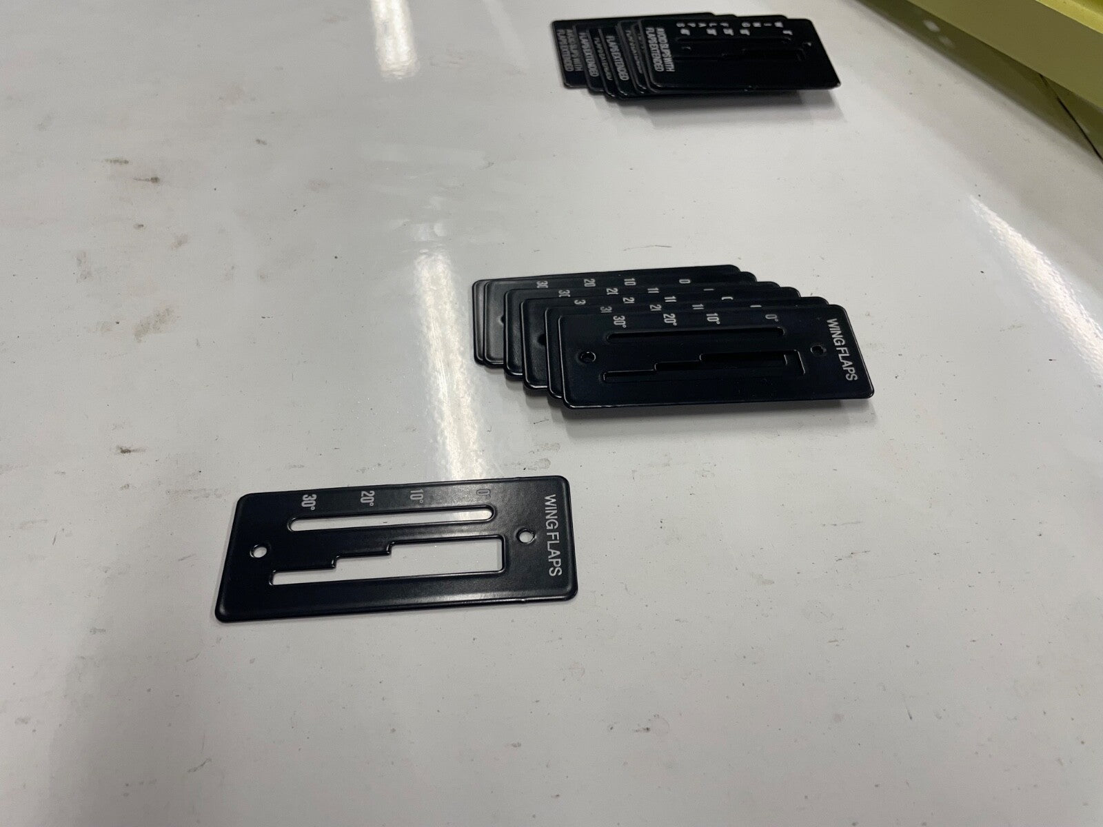 ✈️ Cessna 152 style FLAP POSITION INDICATOR PLATE,PN:SVK0460219-200,SVK0460219-1