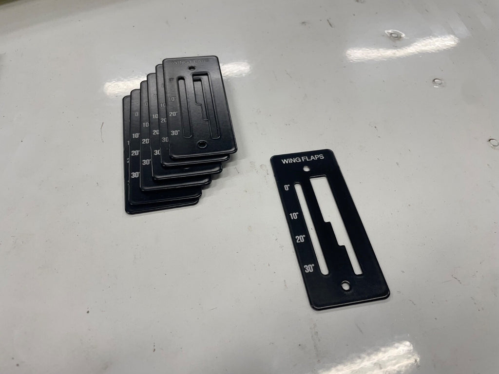 ✈️ Cessna 152 style FLAP POSITION INDICATOR PLATE,PN:SVK0460219-200,SVK0460219-1