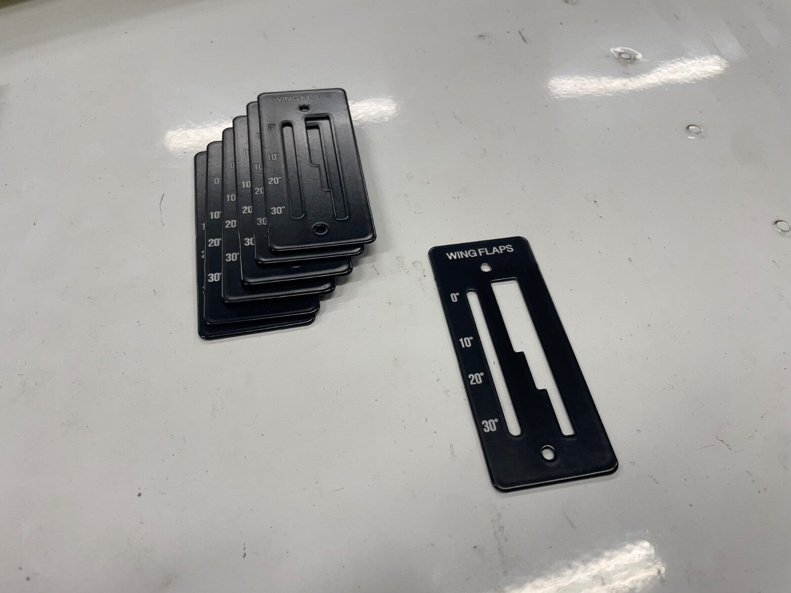 ✈️ Cessna 152 style FLAP POSITION INDICATOR PLATE,PN:SVK0460219-200,SVK0460219-1