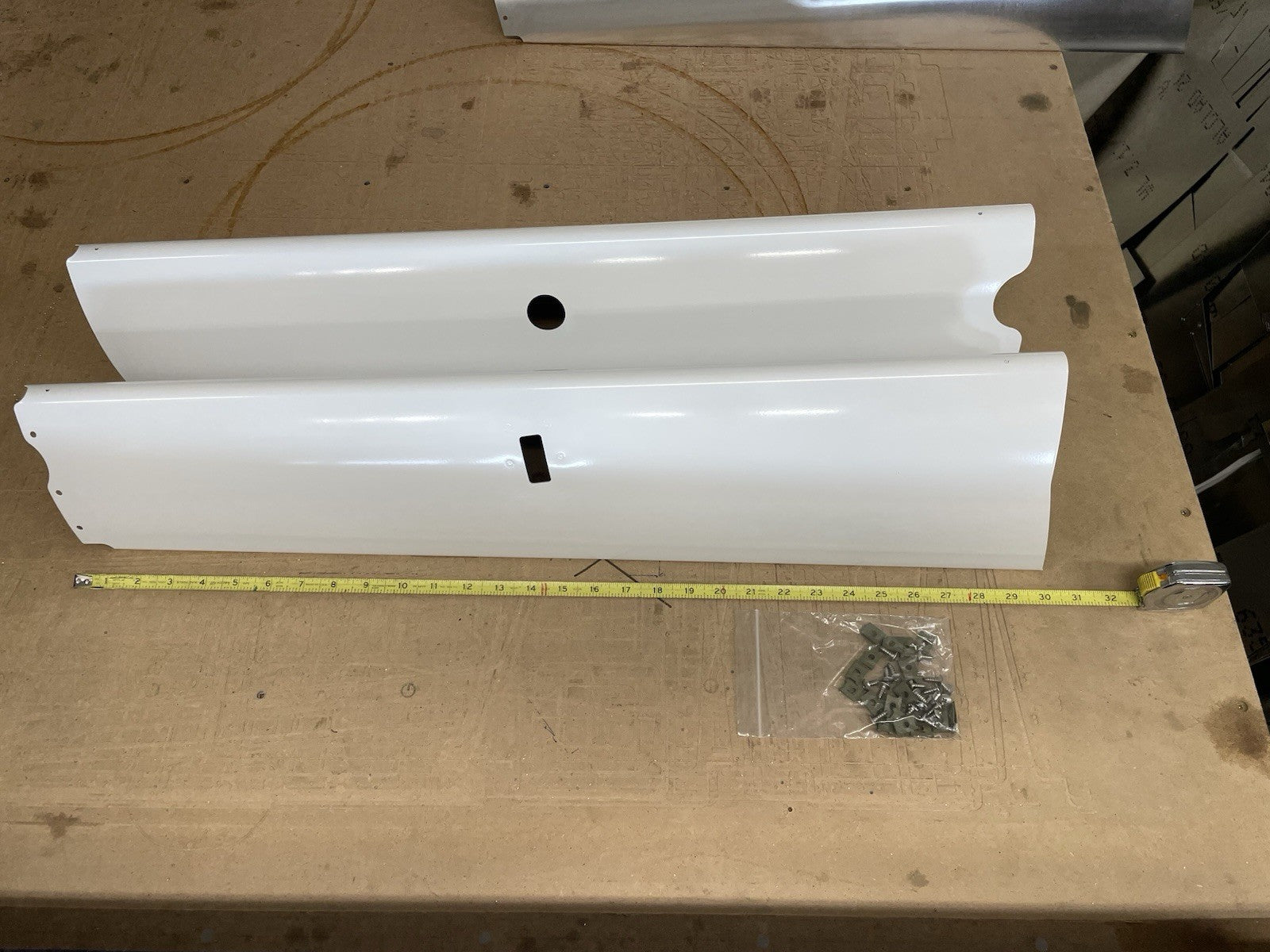 ✈️ Cessna 182 style Main Gear Leg Fairings SET ; PN: SVK0741624 , SVK0741639-16