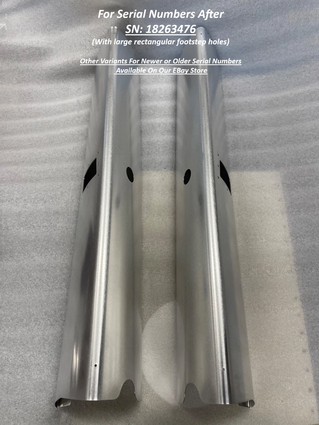 ✈️ Cessna 182Q,R style Main Gear Leg Fairings SET;PN:SVK0741624 , SVK0741639-5-6