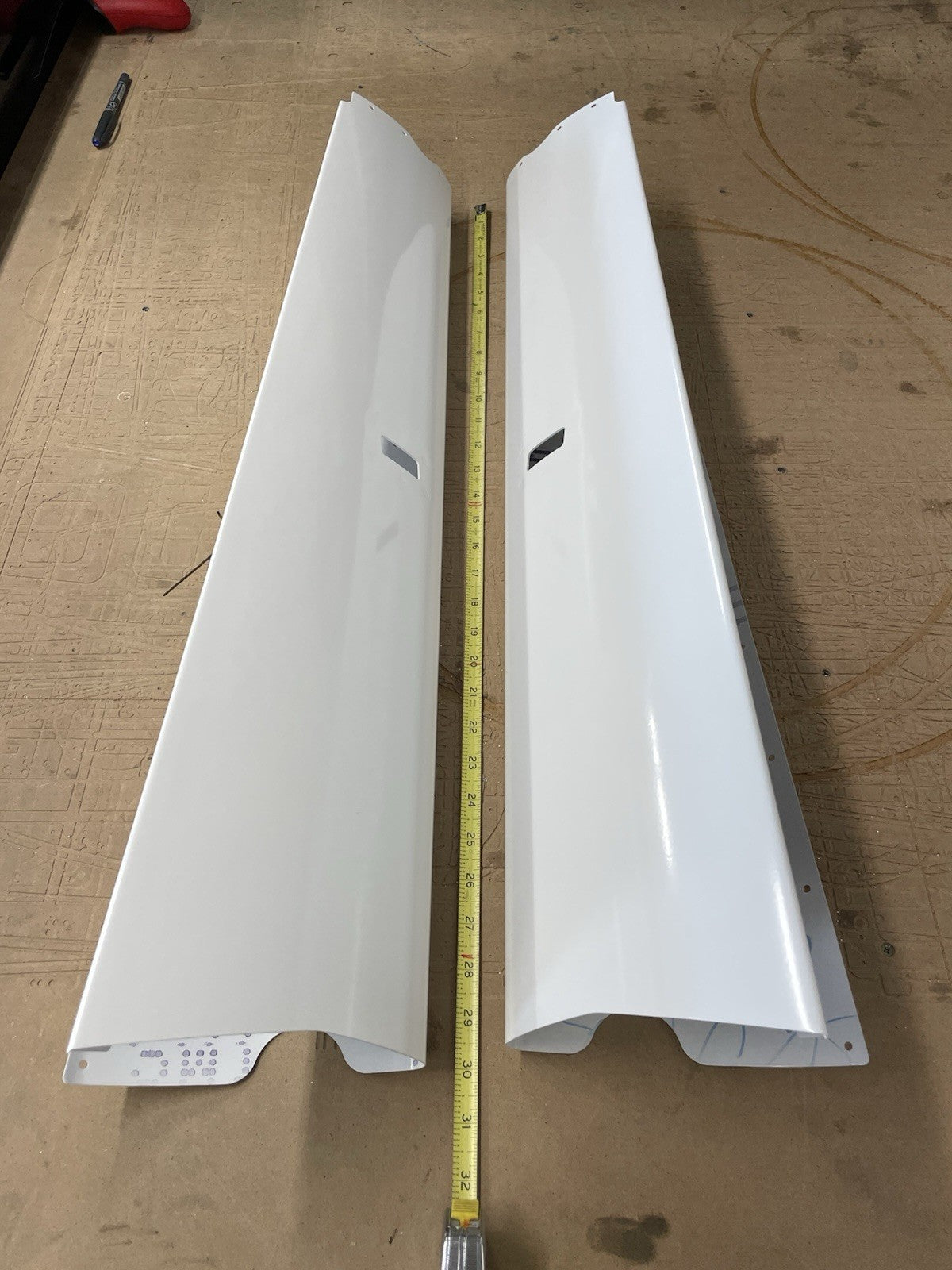 ✈️ Cessna 182 style Main Gear Leg Fairings SET ; PN: SVK0741624 , SVK0741639-16
