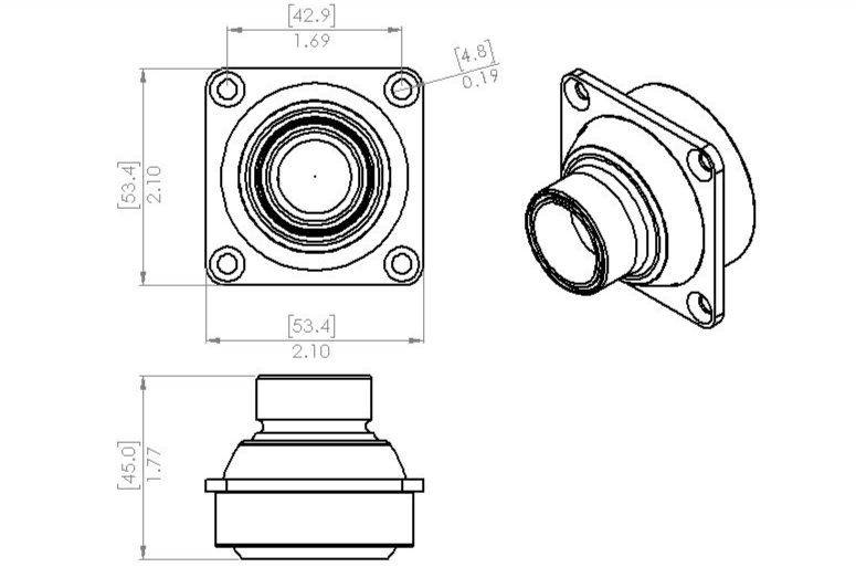 ✈️ Cessna 177 style EYEBALL AIR VENT UPGRADE PN: SVK168001-0102