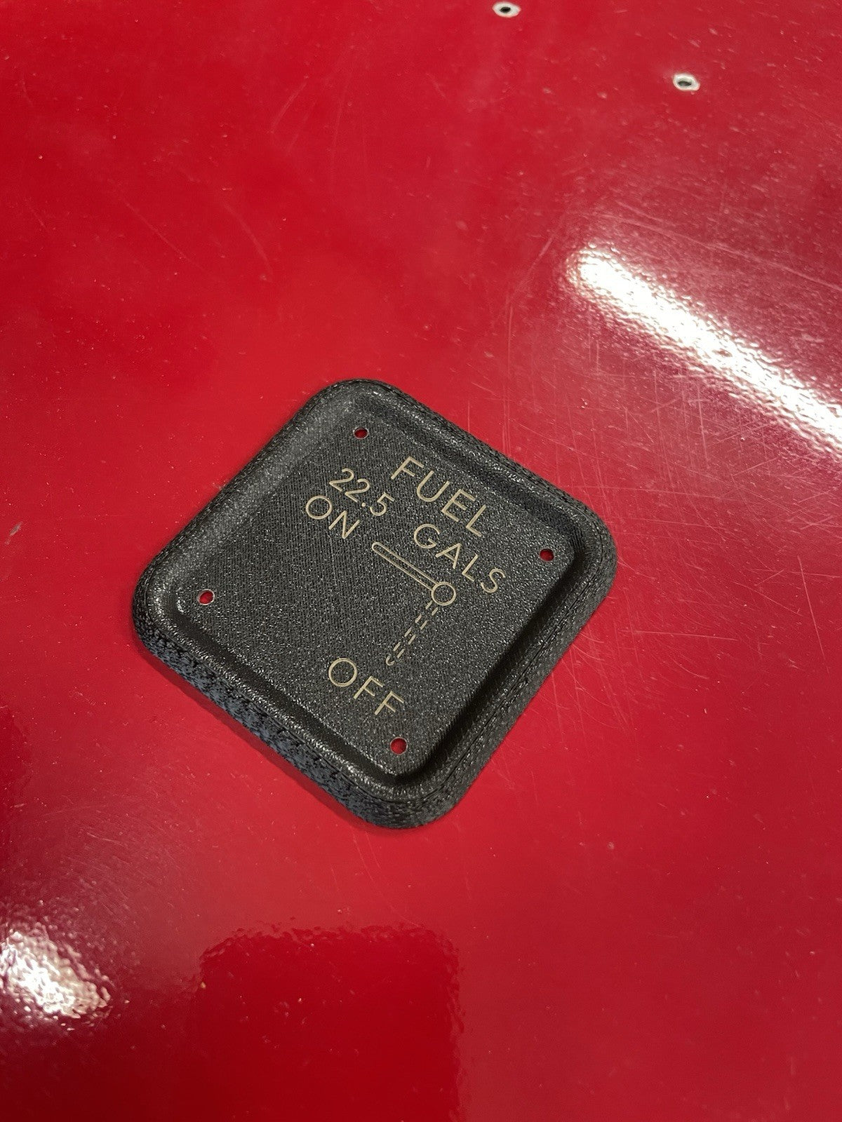 Cessna 150 152 style 22.5 gal FUEL SELECTOR PLATE,PN:SVK0410218-1,SVK0410218-10