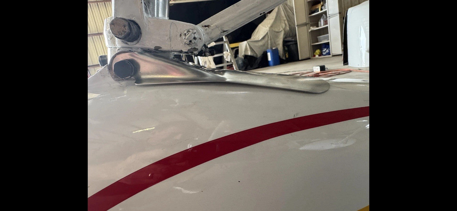 ✈️Cessna 150 172 182 210 style NEW NOSE GEAR FAIRING PANT PLATE,PN:SVK0743609-10