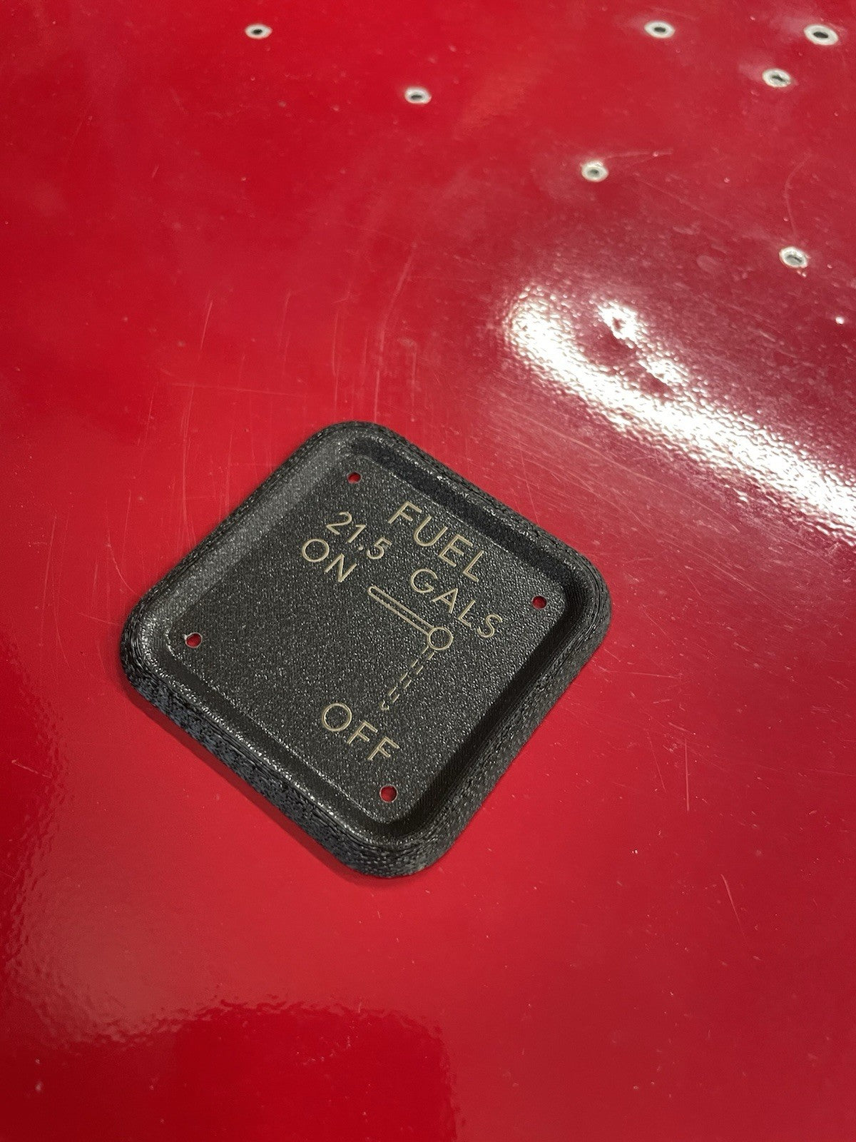 Cessna 150 152 style 21.5gal FUEL SELECTOR PLATE ,P/NSVK0410218-1, SVK0410218-10