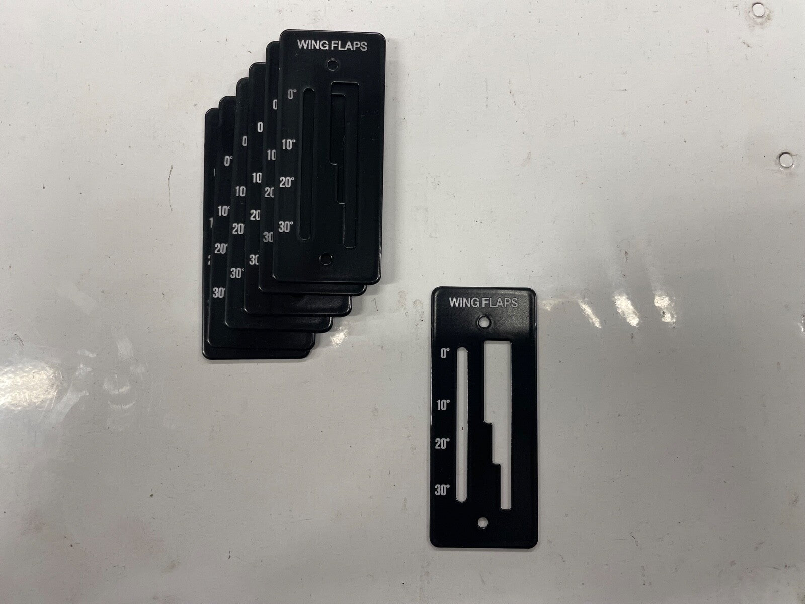 ✈️ Cessna 152 style FLAP POSITION INDICATOR PLATE,PN:SVK0460219-200,SVK0460219-1