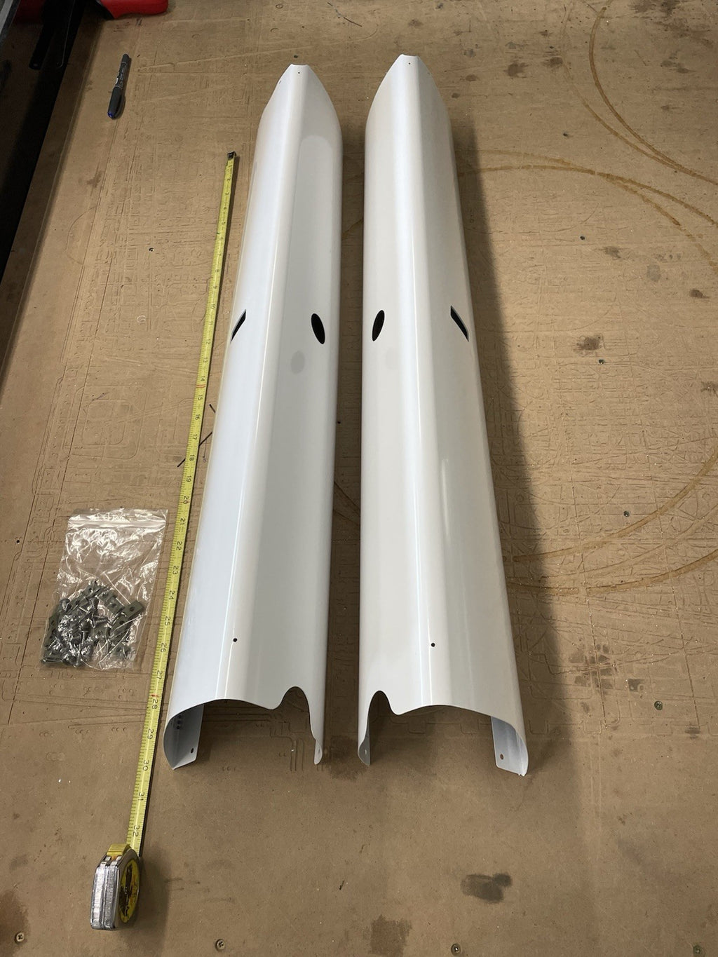 ✈️ Cessna 182 style Main Gear Leg Fairings SET ; PN: SVK0741624 , SVK0741639-16