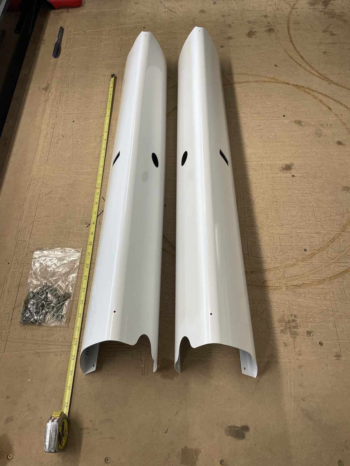 ✈️ Cessna 182 style Main Gear Leg Fairings SET ; PN: SVK0741624 , SVK0741639-16