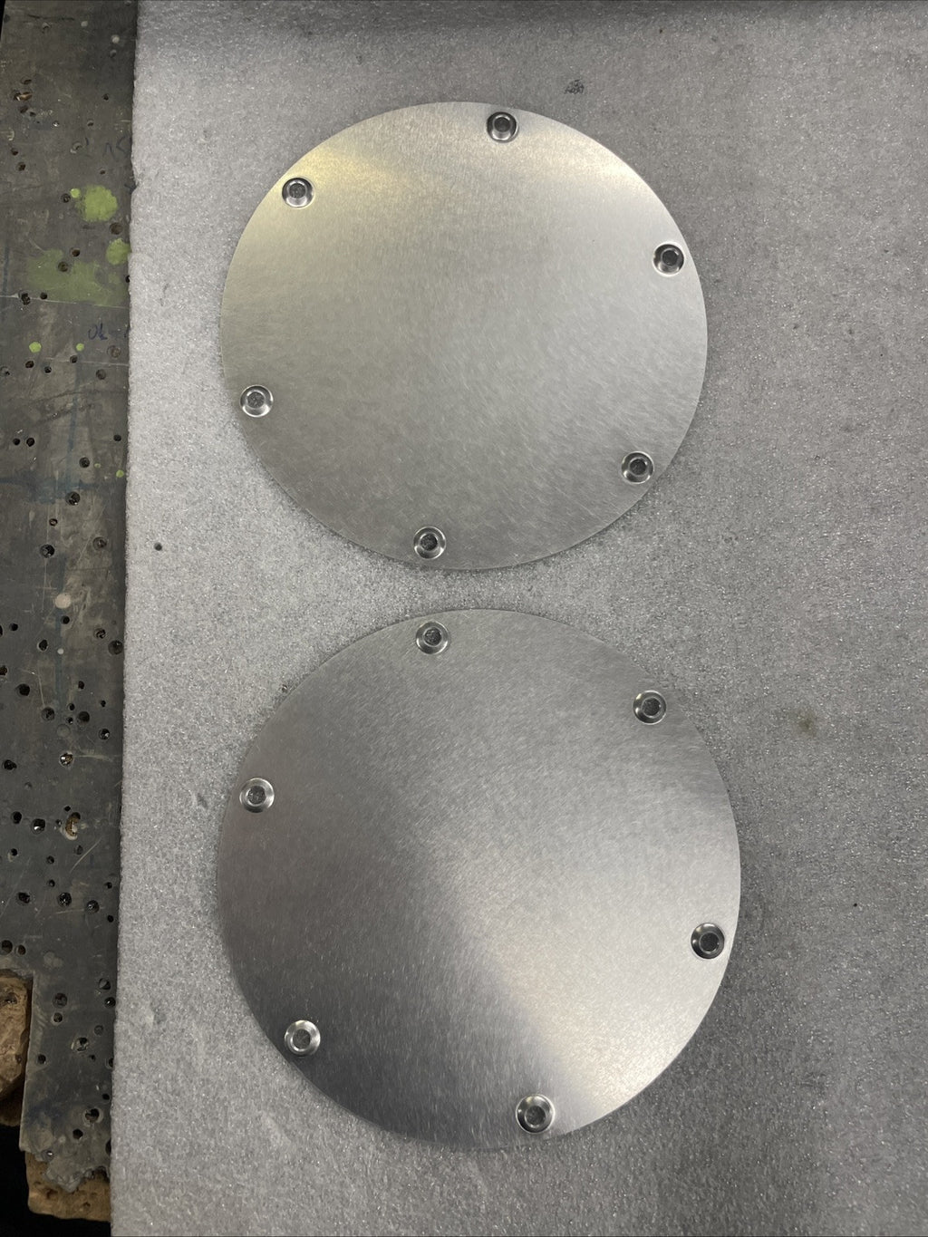 Cessna style PLATE COVER SERVICE HOLE PN: SVK1222022-1