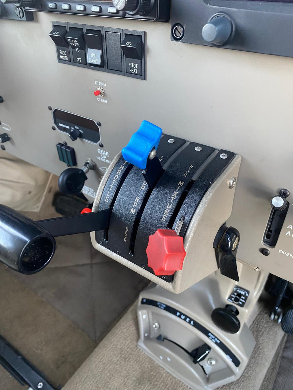 ✈️ Piper Pa-32 style NEW ENGINE CONTROL PLATE QUADRANT, PN: SVK69669-44