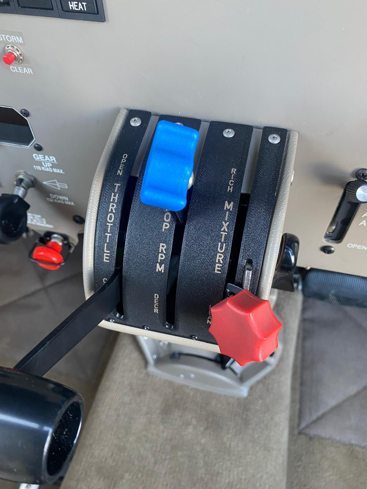 ✈️ Piper Pa-32 style NEW ENGINE CONTROL PLATE QUADRANT, PN: SVK69669-44