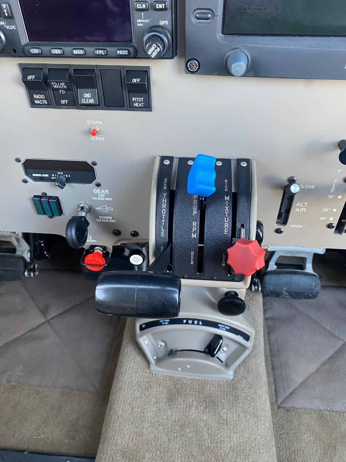 ✈️ Piper Pa-32 style NEW ENGINE CONTROL PLATE QUADRANT, PN: SVK69669-44