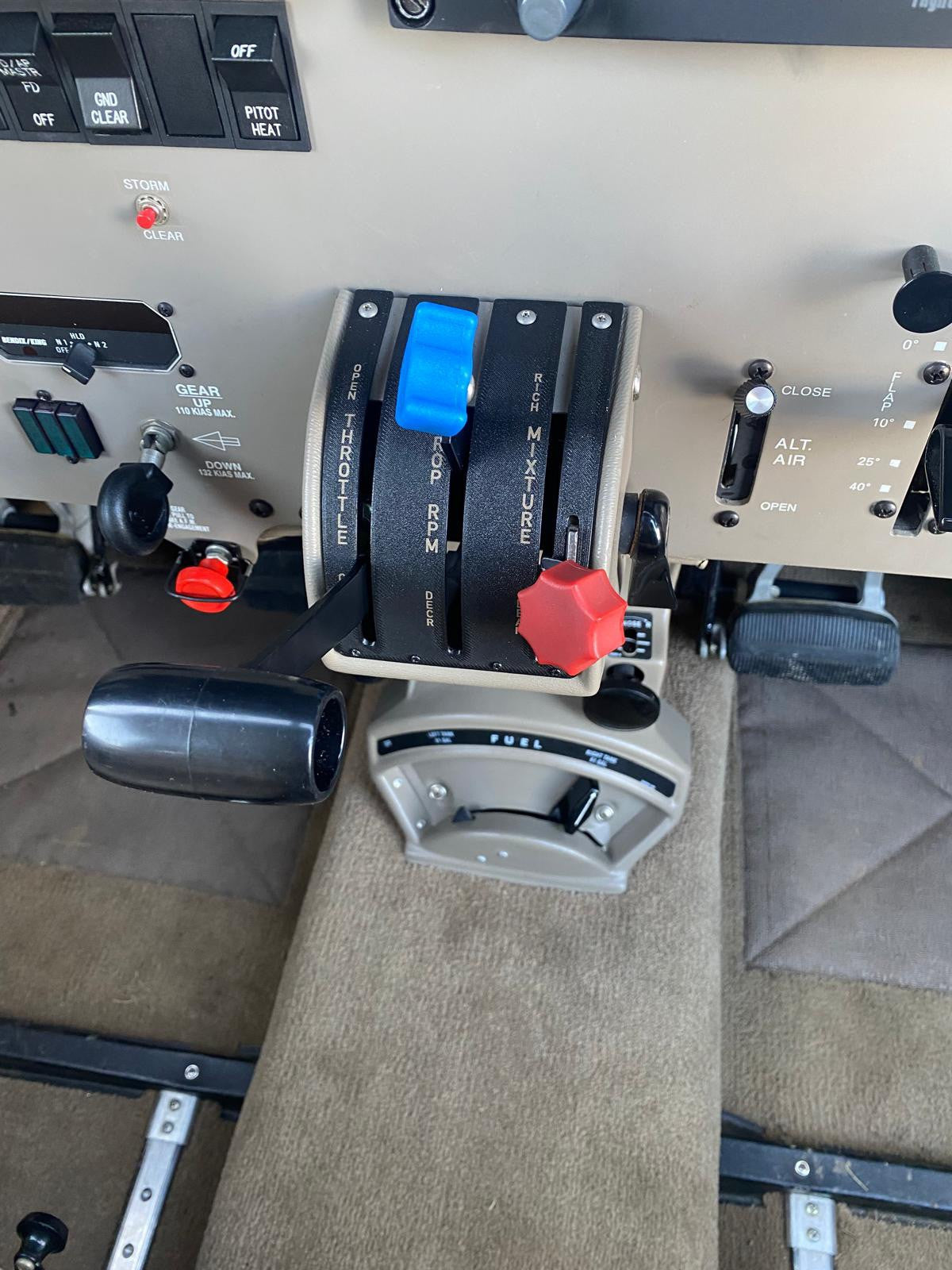 ✈️ Piper Pa-32 style NEW ENGINE CONTROL PLATE QUADRANT, PN: SVK69669-44